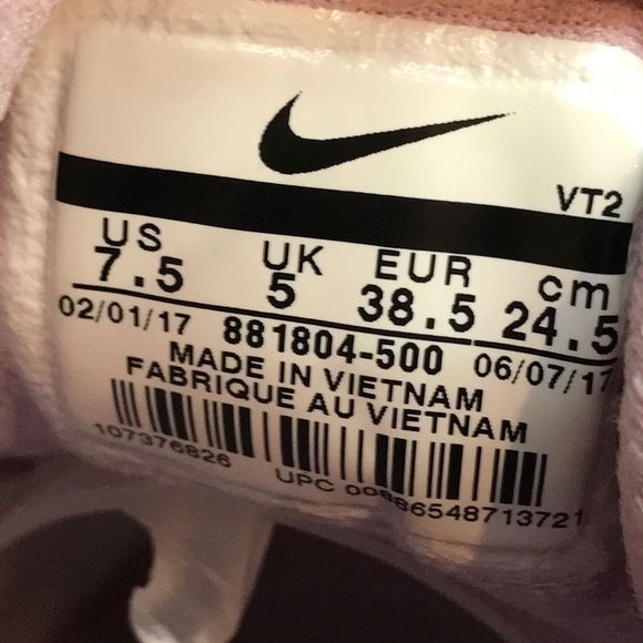 Nike Flex Experience RN 6 Purple Running Shoes 881804-500 Women's Size 7.5 - Picture 10 of 12